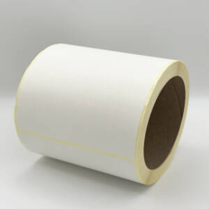 Etiquettes vierges 100x150 mm pap thermique diamètre mandrin 76 Vendues par 1 rouleau. 500 étiquettes par rouleau. Compatible avec les imprimantes thermiques.