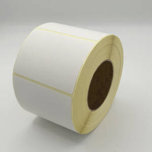 Etiquettes thermiques vierges 58x43 mm diamètre mandrin 41 mm. 750 étiquettes par rouleau. Compatible avec les imprimantes thermiques .