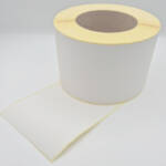 Étiquette vierge 100x150 mm, papier blanc mat  de mandrin 76mm. 1000 étiquettes par rouleau, compatibles avec les imprimantes thermiques. - Image 2