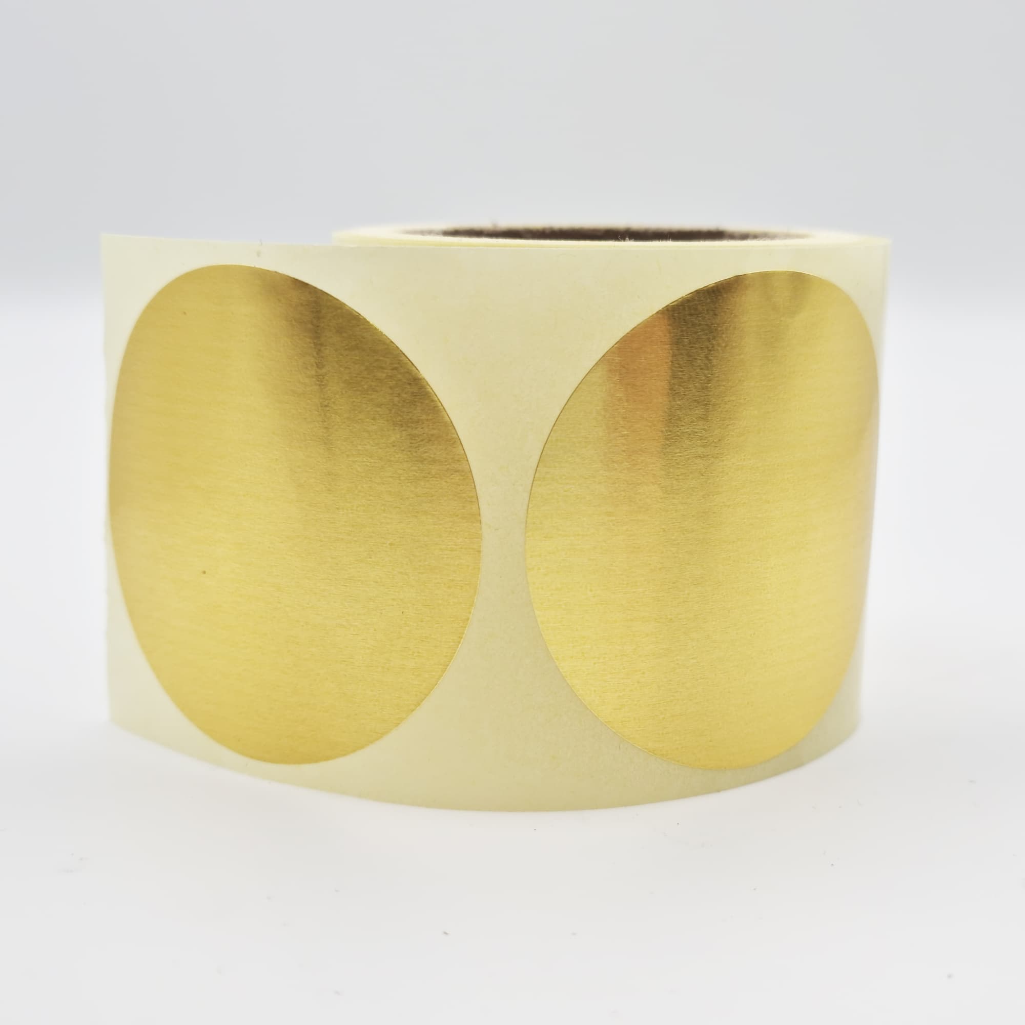 Étiquettes Adhésives Rondes 50mm – Dorées  Brillantes - Image 2