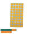 Pastilles Adhésives Fluo 10mm – Lot de 100 Étiquettes par paquet (Orange)