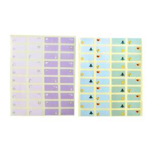 Pack Étiquettes Scolaires “Bambin 1” – 2 Plaquettes Papier Brillant – 25x12 mm – 80 Étiquettes au total